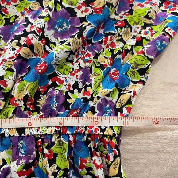 Melloday Womens Dress Size X-Small XS Multicolored Patchwork Floral NWT - Picture 14 of 15